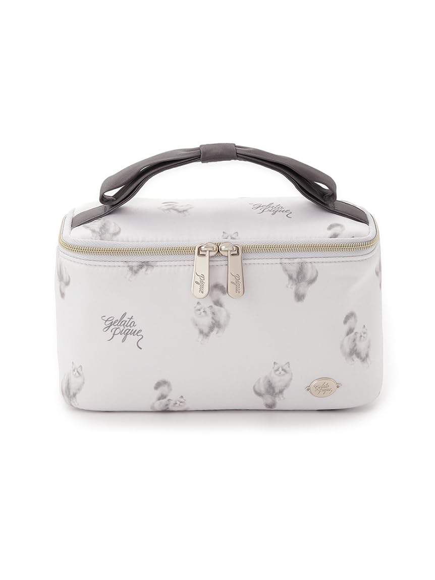 【新品未使用】ダッフィ　ジェラートピケ　総柄ポーチ 新品タグ付き/匿名配送】ダッフィー ジェラートピケ 総柄ポーチ